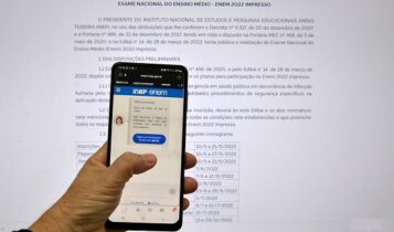 Inscrições para o Enem 2022 ocorrerão entre os dias 10 e 21 de maio