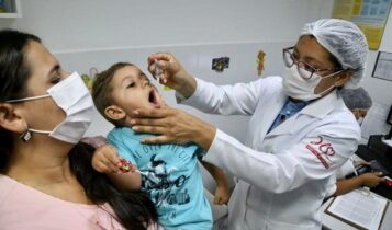 PMA alerta para a vacinação contra poliomielite em crianças