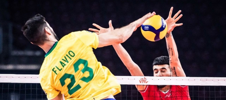 Liga das Nações: Brasil vence Irã e ganha força na briga pela classificação