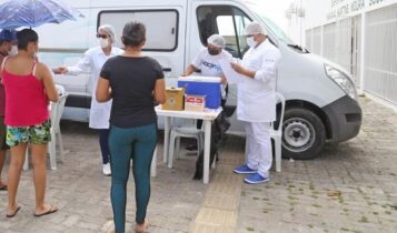 Covid-19: carro da vacina estará no bairro Porto Dantas até sexta, 17