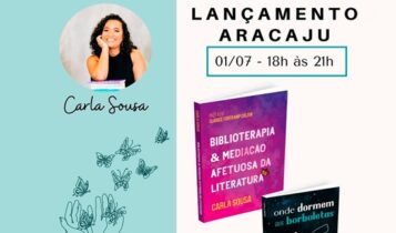 Escritora sergipana lança livros em Aracaju e na Bienal de São Paulo