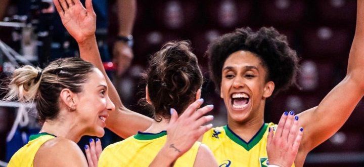 Brasil vence Coreia do Sul e vai à fase final da Liga das Nações de Vôlei Feminina