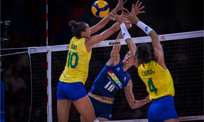 Brasil é derrotado pela Itália e fica com o vice na Liga das Nações de Vôlei Feminina 