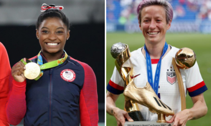 Simone Biles e Megan Rapinoe receberão Medalha da Liberdade nos EUA