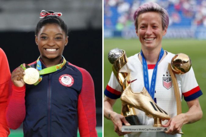 Simone Biles e Megan Rapinoe receberão Medalha da Liberdade nos EUA