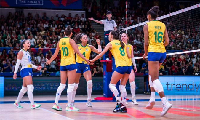 Brasil reage, vence a Sérvia com grande atuação e vai à final da Liga das Nações de Vôlei Feminina 