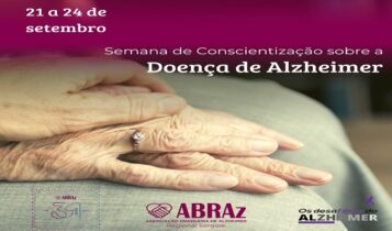 Semana de Conscientização sobre o Alzheimer ocorre de 21 a 24