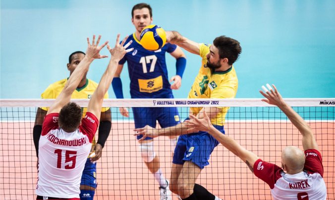 Brasil perde para a Polônia e disputará o bronze no Mundial de vôlei masculino