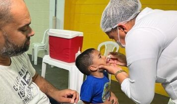 Shoppings terão vacinação contra poliomielite e covid-19 neste sábado