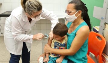 Aracaju chega a 50% da meta de vacinação contra pólio
