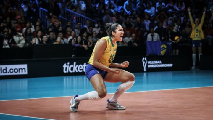 Brasil derruba invencibilidade da China e volta a vencer no Mundial de Vôlei Feminino