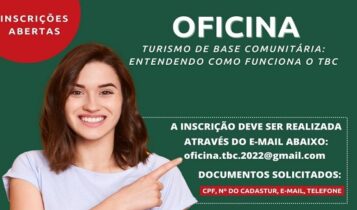 PMA e IFS ofertam 50 vagas para oficina ‘Turismo de Base Comunitária’