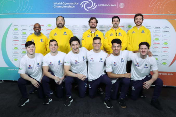 Equipe masculina do Brasil termina em 7º na final por equipes do Mundial de Ginástica Artística