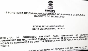 Divulgada a lista final de processo seletivo para diretor de escola