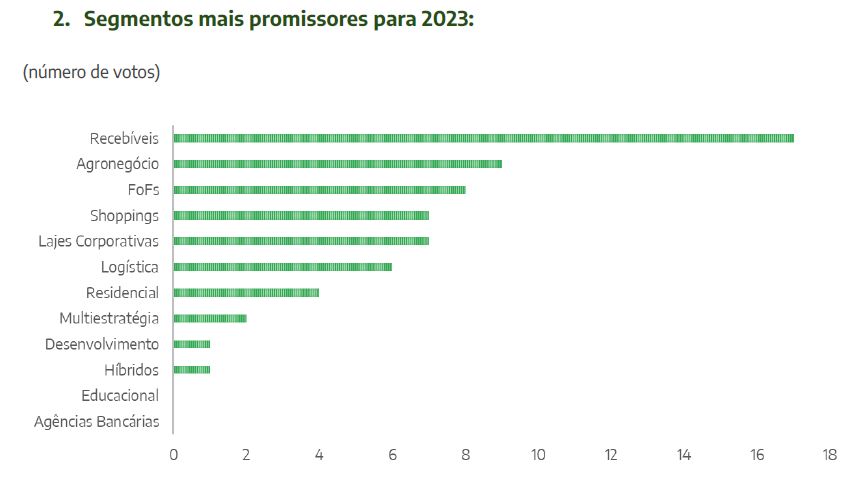 Gestores de FIIs elegem os segmentos mais (e menos) promissores para 2023; confira as apostas