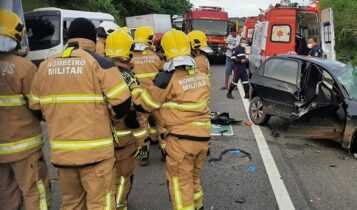 Após acidente na BR-235, duas vítimas estão em estado grave no Huse