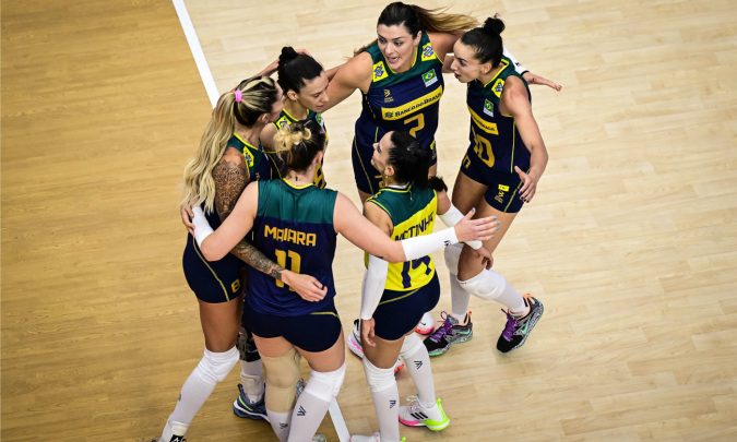 Em jogo eletrizante, Brasil vence Itália no tie-break e sobe na tabela da Liga das Nações de Vôlei Feminino