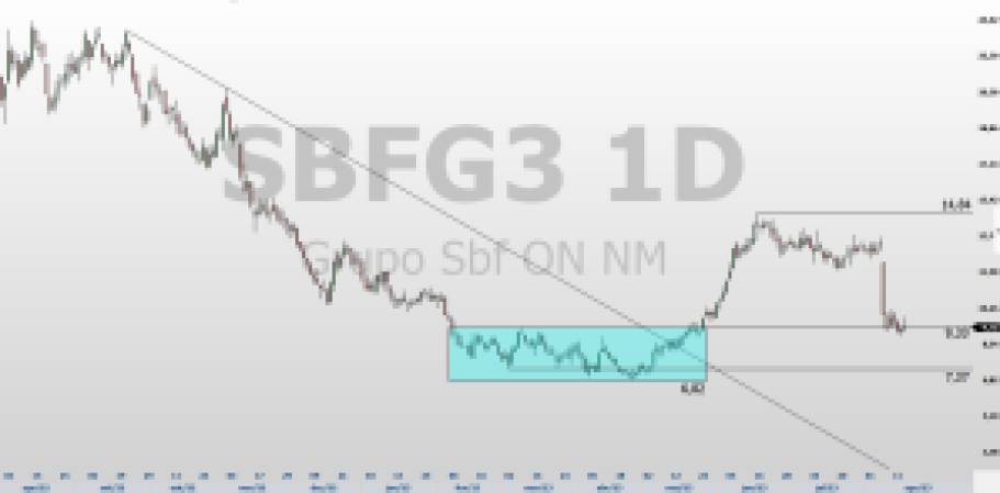 SBFG3: Ações da Centauro, do Grupo SBF, caem 28% no ano e operam em tendência de baixa, aponta análise técnica