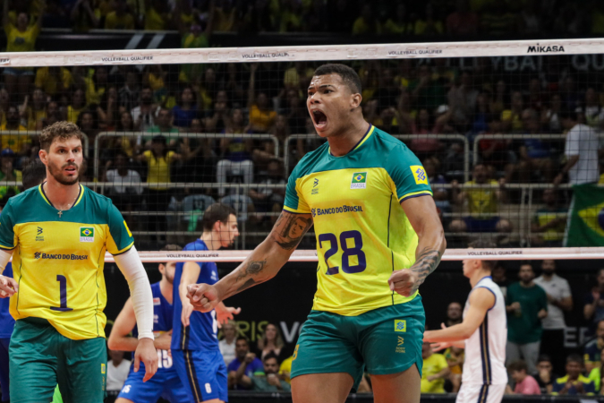 Em jogo emocionante, Brasil vence a Itália no tie-break e garante vaga nos Jogos de Paris 2024