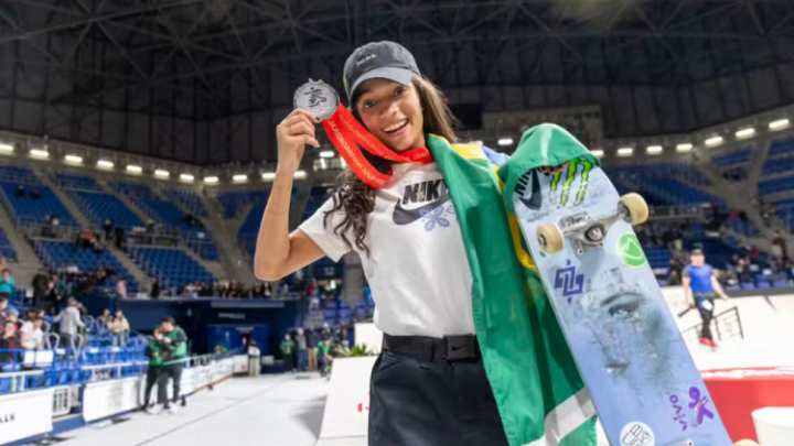 Rayssa Leal conquista medalha de prata no Mundial de Skate Street