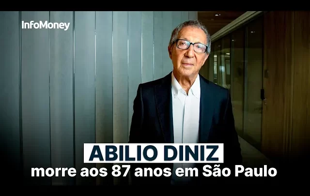 Abilio Diniz morre aos 87 anos em São Paulo