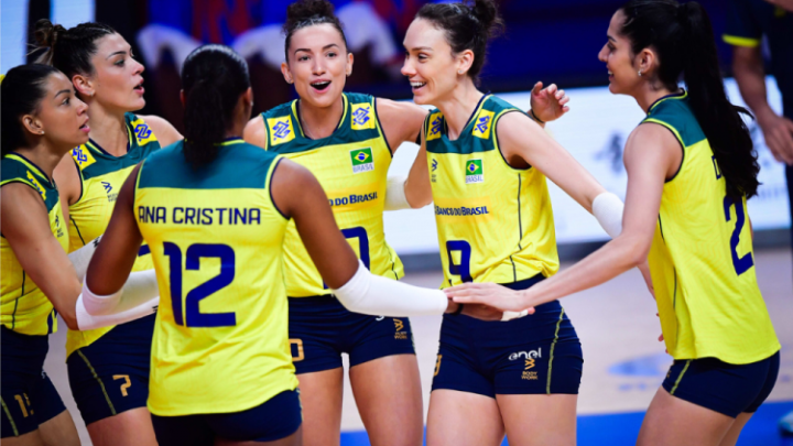 Brasil vence Itália na Liga das Nações de Vôlei Feminino