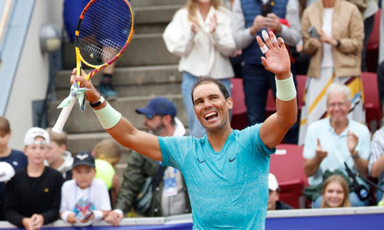 Nadal vence filho da lenda do tênis em sua estreia no circuito de simples