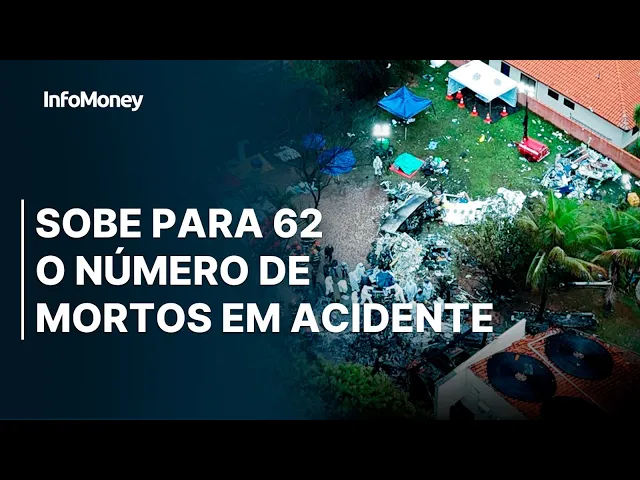 Autoridades recuperam corpos de vítimas do acidente aéreo que matou 62 pessoas