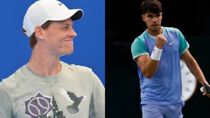 Sinner e Alcaraz caem em grupos distintos no ATP Finals em Turim