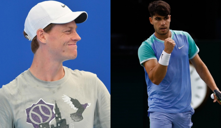 Sinner e Alcaraz caem em grupos distintos no ATP Finals em Turim