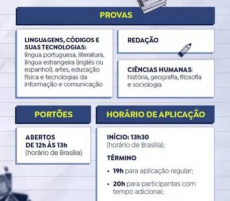 Mais de 4 milhões fazem o Enem 2024 neste domingo; veja horários e o que levar