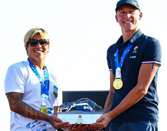 Ana Marcela é heptacampeã da Copa do Mundo de águas abertas